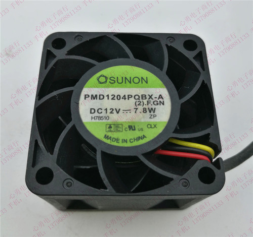 原装SUNON PMD1204PQBX-A 12V 7.8W 4028 3线 暴力服务器散热风扇