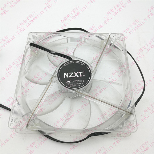 正品NZXT/恩杰机箱静音散热风扇 A1225L12S  12V 0.3A 12025 蓝光