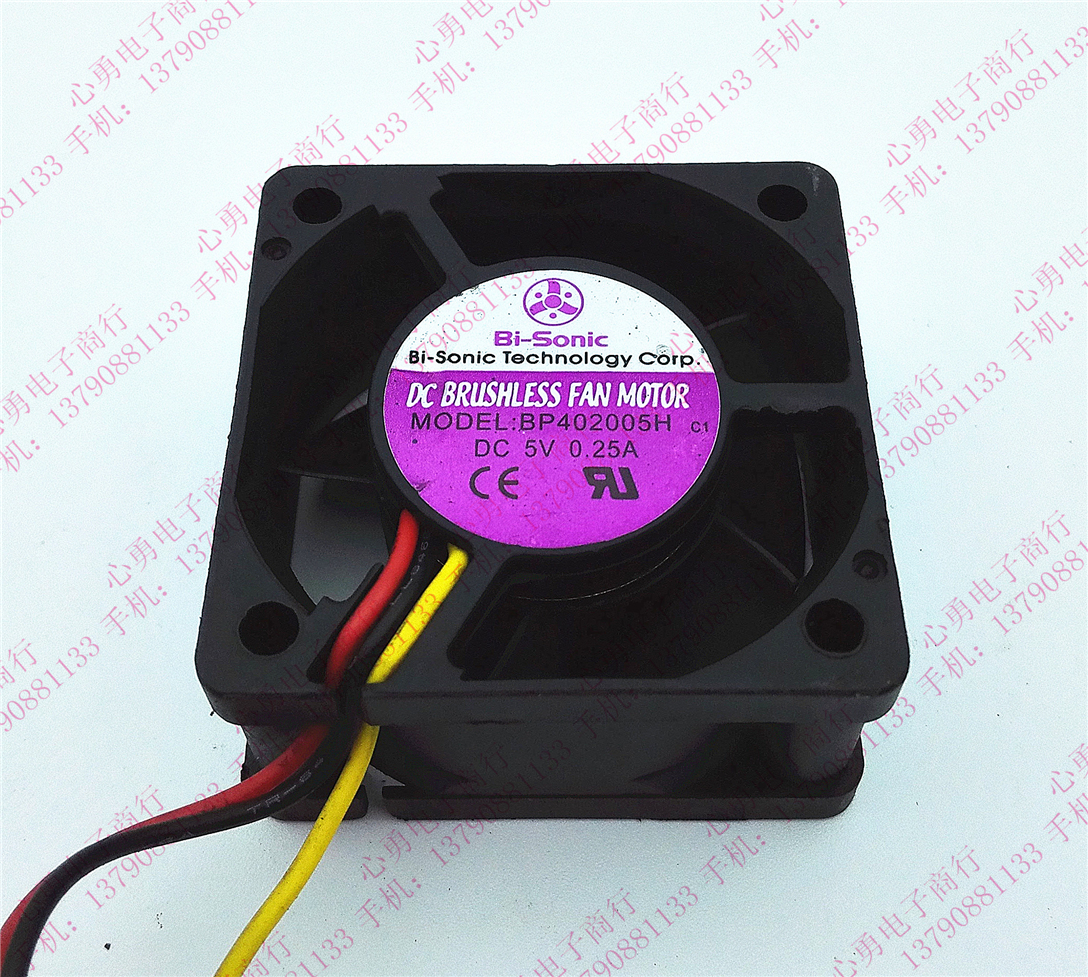 原装台湾Bi-sonic佰瑞 BP402005H-03 5V0.25A 4020双滚珠散热风扇