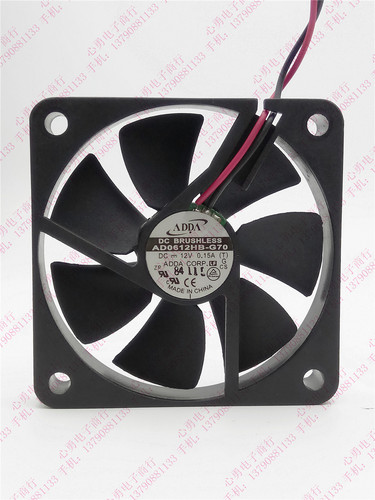 正品ADDA AD0612HB-G70 12V 0.15A 6010 6CM 双滚珠静音散热风扇