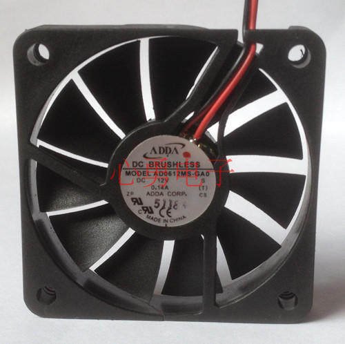 原装正品ADDA/协喜散热风扇AD0612MS-GA0 DC12V 0.14A 2线6010