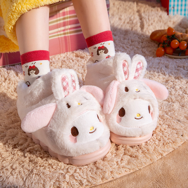荣耀鹿美乐蒂加绒棉靴女可爱保暖