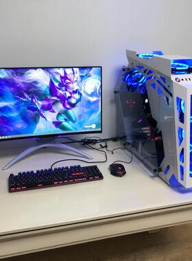 32寸网吧二手组装台式电脑主机全套 i5i7学生便宜高配游戏LOL独显