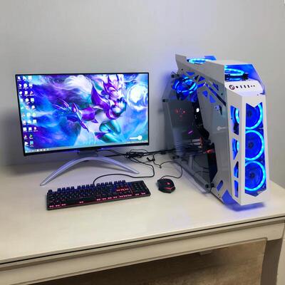 32寸网吧二手组装台式电脑主机全套 i5i7学生便宜高配游戏LOL独显