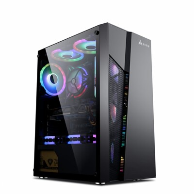 台式电脑主机家用i3 i5 i7四核商务办公游戏电脑台式机主机