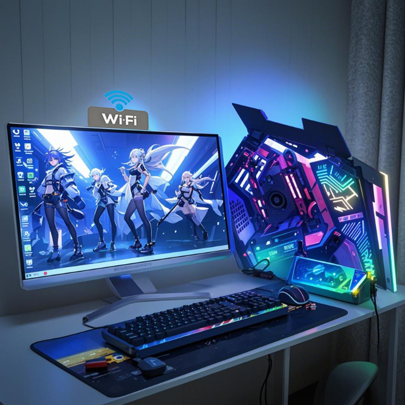 32寸台式网吧非全新二手组装电脑主机全套RTX2060高配游戏独显LOL