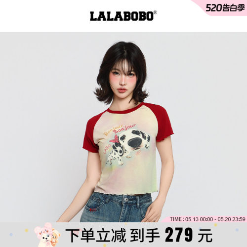 LABO大头斑点狗短袖T恤