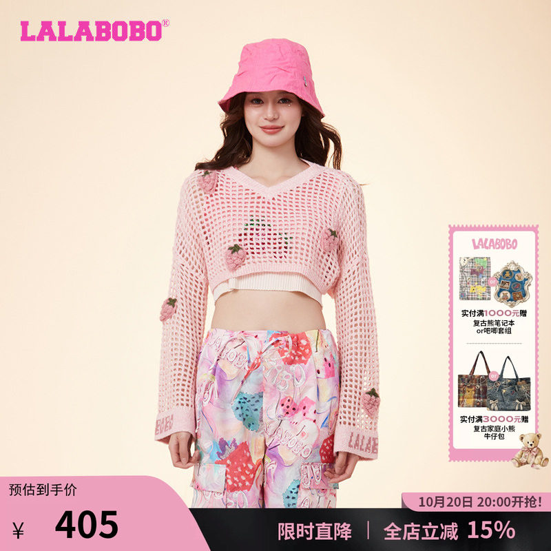 LALABOBO甜美可爱针织衫