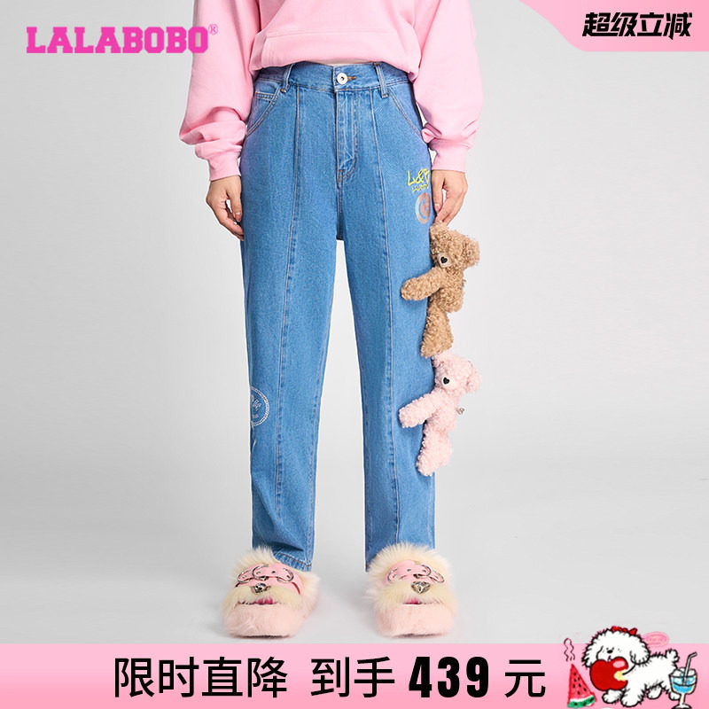 LALABOBO原创新款牛仔裤