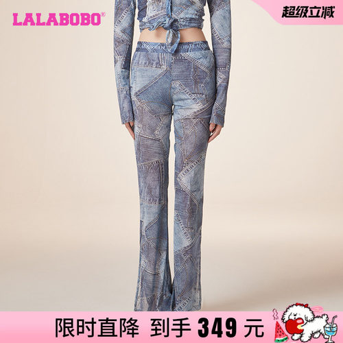 复古运动风LA复古高腰网纱针