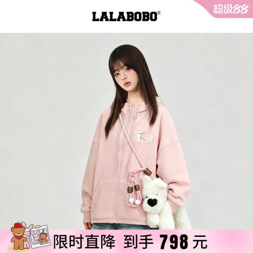 LALABOBO小狗针织开衫
