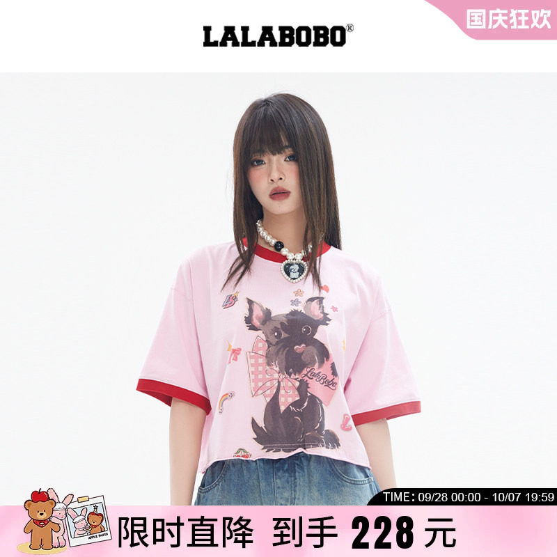 LALABOBO童趣妙想短袖T恤