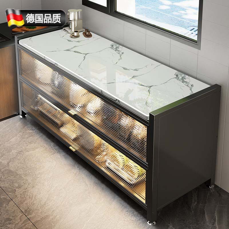 德国家用厨房置物架落地式岩板多层收纳柜多功能烤箱微波炉储物柜,厨房/烹饪用具,微波炉置物架,淘宝优惠券,粉丝福利购,淘宝优惠卷