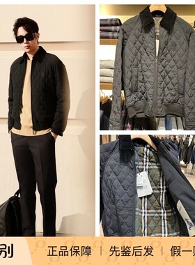 BURBERRY博柏利男款盾牌B标棉服