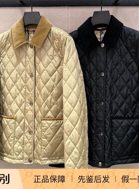 BURBERRY博柏利灯芯绒棉服外套