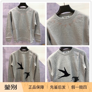 现货ALEXANDER MCQUEEN/麦昆女款卫衣薄款燕子MCQ