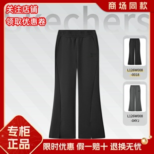 Skechers斯凯奇女士26春秋柔软简约休闲修身 L126W008 百搭针织长裤