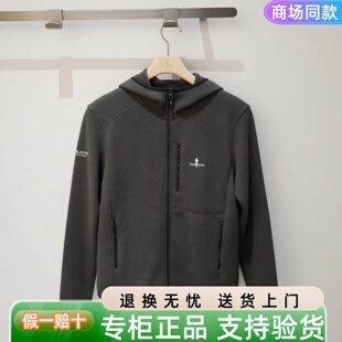 正品比音勒芬2025年秋冬新品男装连帽针织夹克休闲上衣 373255921