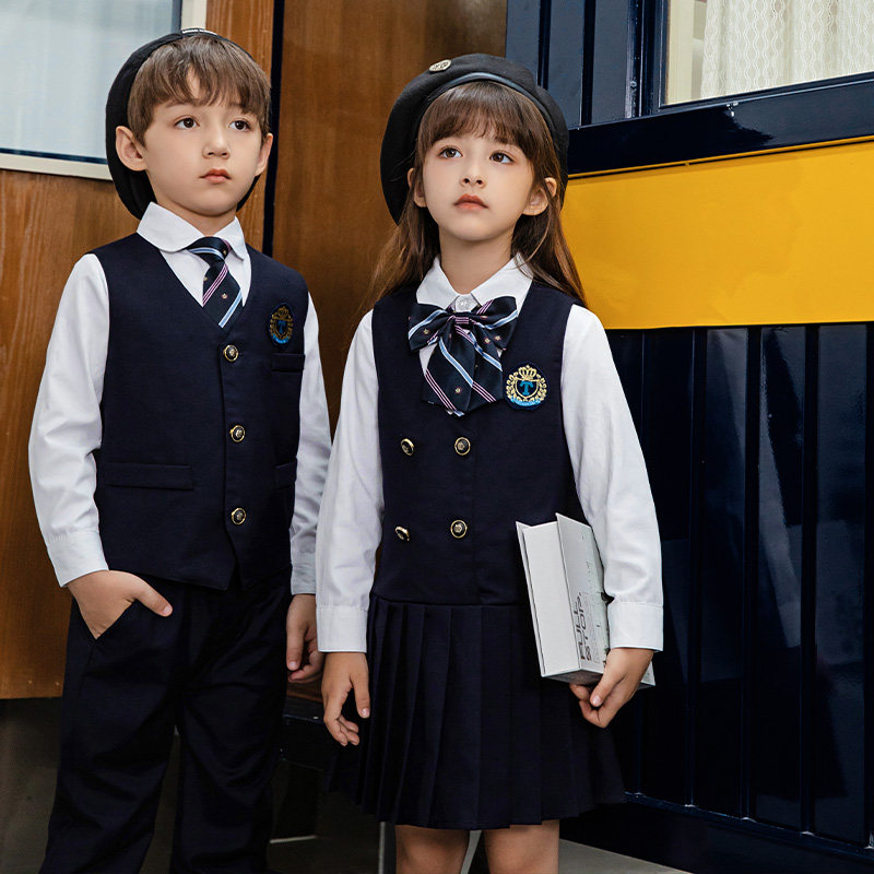 幼儿园园服春秋装英伦风西装班服儿童演出服马甲三件套小学生校服,童装/婴儿装/亲子装,校服/园服,淘宝优惠券,粉丝福利购,淘宝优惠卷