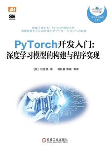 深度学构建与程序实现杜世桥适合人工智能机器学习深度学习相机器学习工业技术书籍 PyTorch开发入门