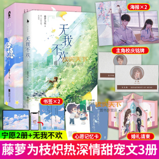 青春校园都市情感小说 无我不欢 书签 藤萝为枝晋江文学城 海报等 2册 赠心愿卡 上下网络原名女配没有求生欲 偏偏宠爱作 宁愿