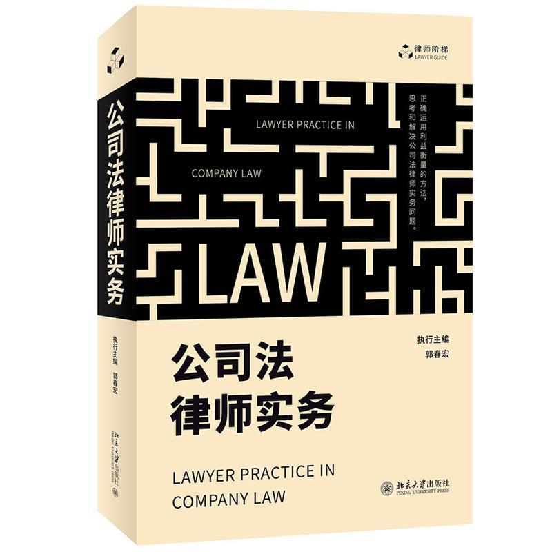 公司法律师实务郭春宏9787301327562 北京大学出版社公司法研究中国法律书籍