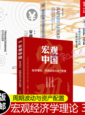 正版包邮 3册宏观中国+前有险滩:动荡时代的中国自处之道+穿越周期 张明著 经济增长 周期波动与资产配置 宏观经济学理论 经济形势