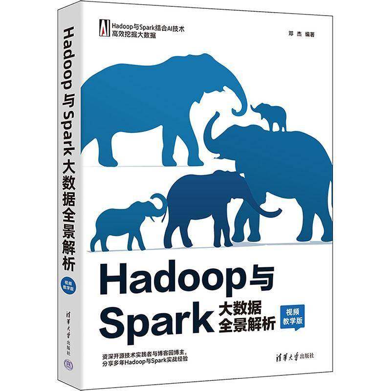 Hadoop与Spark大数据全景解析(教学版)邓杰9787302684800 清华大学出版社有限公司 工业技术书籍
