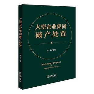 大型企业集团破产处置 王静主编 预重整 实质合 破产企业融资 破产信托 破产衍生案件处置 破产企业信用修复 法律出版社