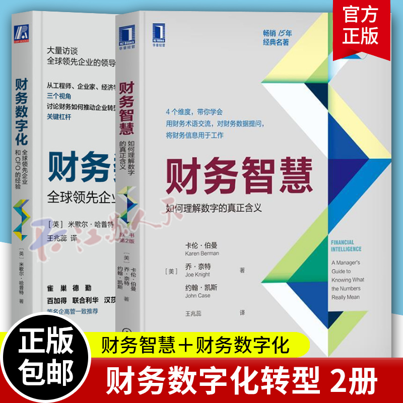2册 财务数字化 全球领先企业和CFO的经验+财务智慧 如何理解数字的真正含义 原书第2版 财务数字化转型财务管理 数字化组织建设书
