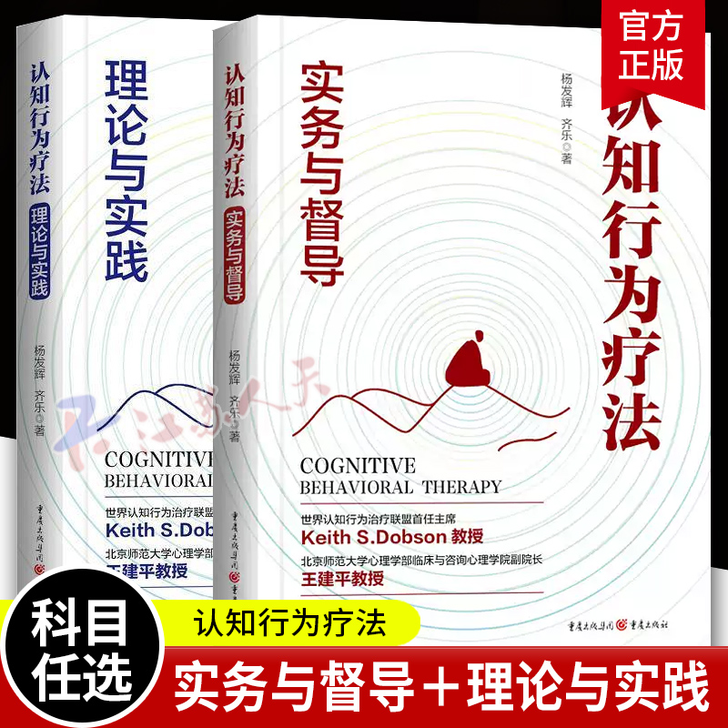 任选 】2册 认知行为疗法 实务与督导+理论与实践 王建平教授推荐 心理学 中国化心理咨询与体系心理咨询认知行为疗法的专业书籍