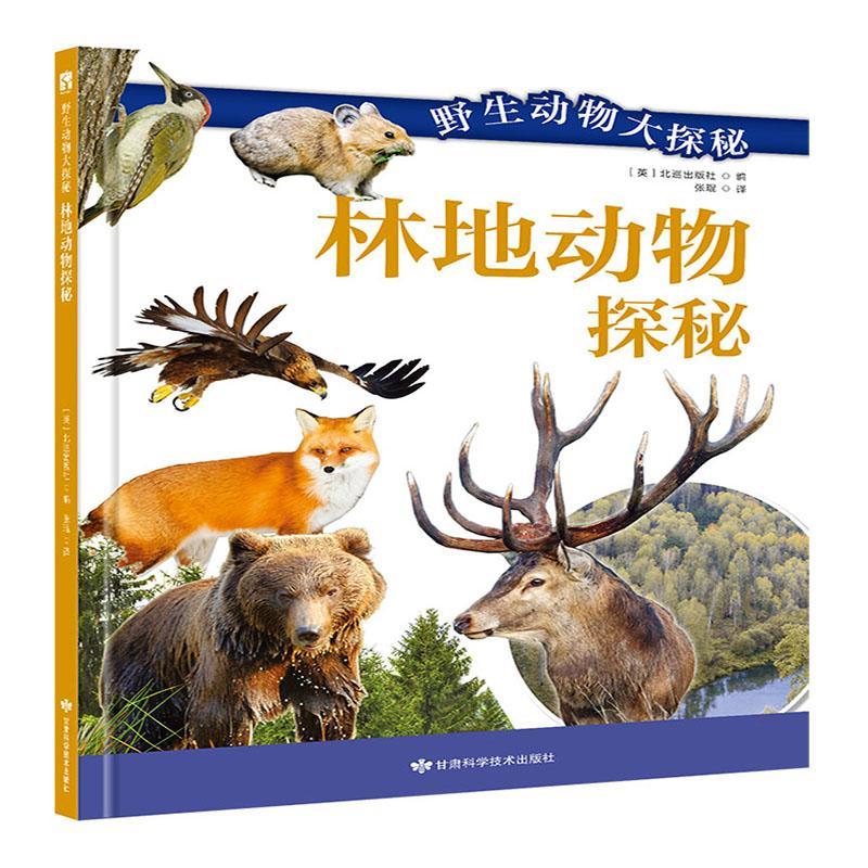 林地动物探秘英国北巡出版社岁森林动物儿童读物传记书籍