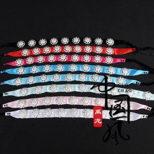 京剧越剧戏曲旦角花旦化妆头饰头面青衣花旦演出表演蝴蝶泡条新款