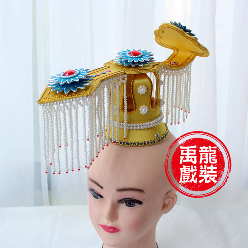 虞姬如意冠 霸王别姬头饰 京剧头饰虞姬帽子 戏曲服装 戏曲如意冠