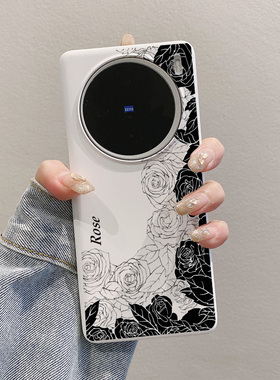 适用vivox200Promini手机壳x100s半包硬式防摔x100ultra日系男生x90pro+加女神不顶膜x80新年x300裸感风超薄