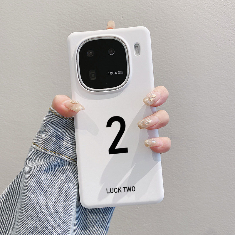 数字2适用IQOO13手机壳iqoo12pro半包硬式Z10TurboPro酷系z9turbo+爱酷11小众风不撞neo8不顶膜neo10男生neo9