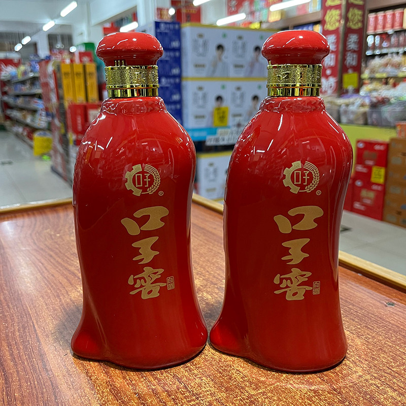 口子窖六年41度礼盒两瓶 整箱四瓶绿瓶46度2.5l五斤装6年型口子酒