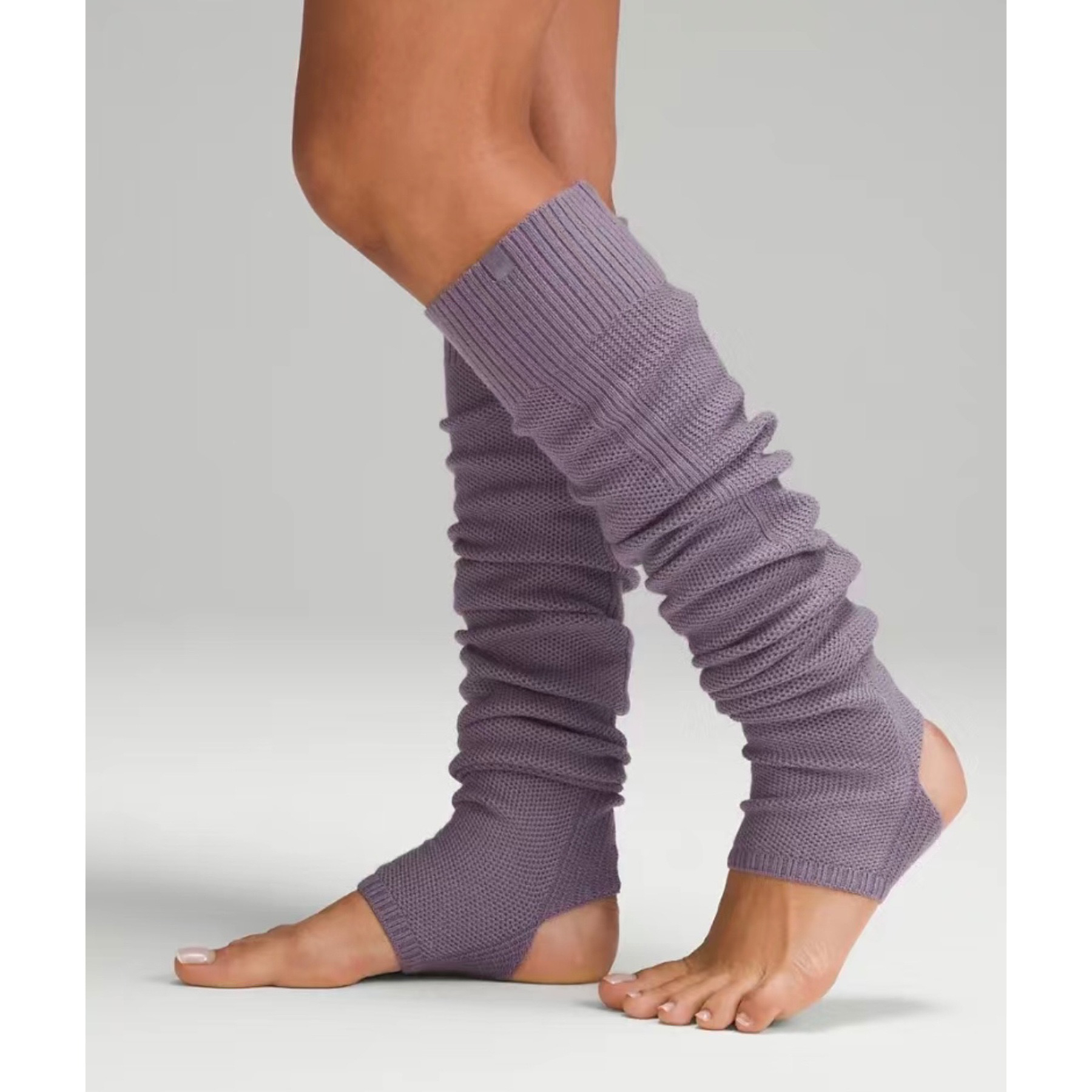 保暖神器!lu同款瑜伽腿套羊毛混纺保暖长筒袜套过膝长筒袜推荐