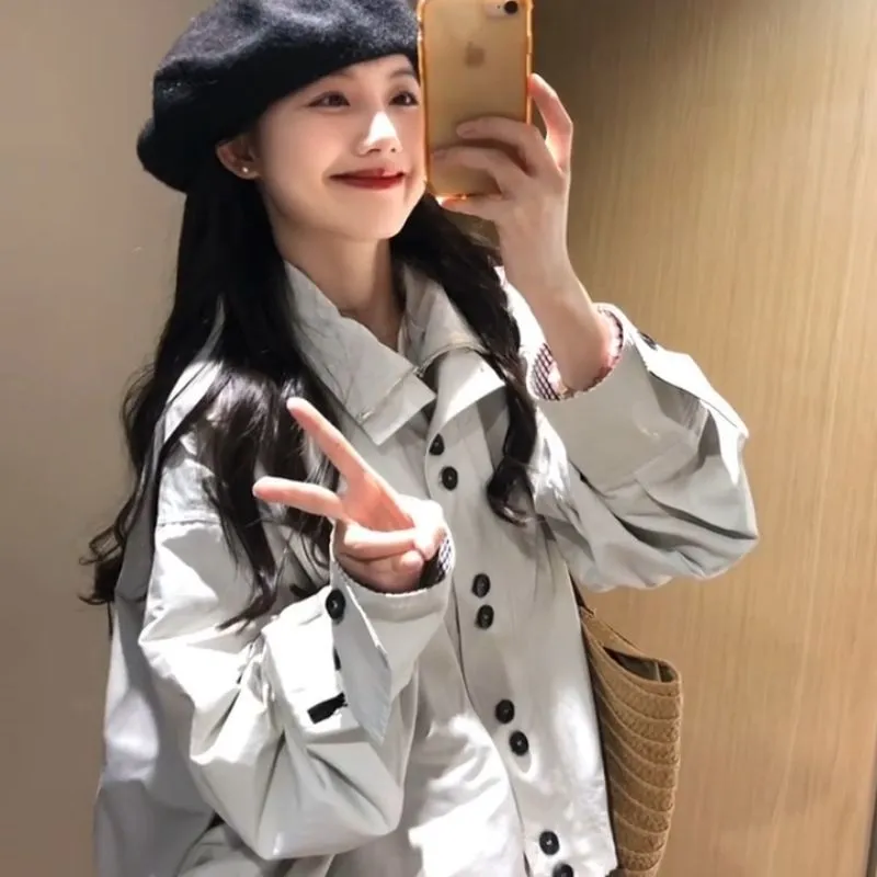 韩版短外套女春秋季2025新款早秋薄外套巨好看的短款夹克初秋休闲