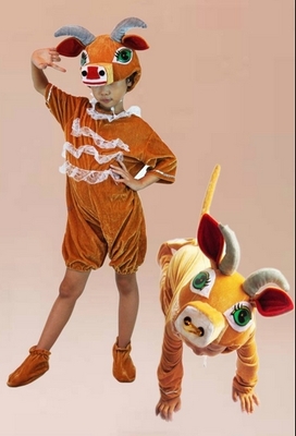 儿童动物服饰/小牛表演服/幼儿游戏服饰/小黄牛服装l老牛演出服装