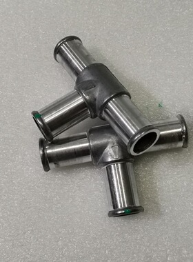 适用别克11GL82.0陆尊胖头鱼暖风水管三通管接头改装铝三通管弹性