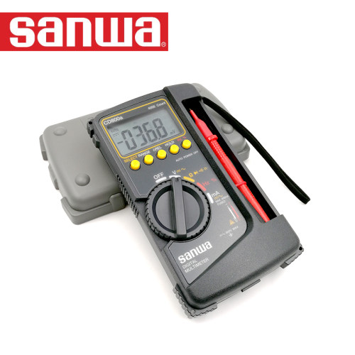 原装正品日本sanwa三和CD800A防烧表防摔型数字万用表 真有效值表