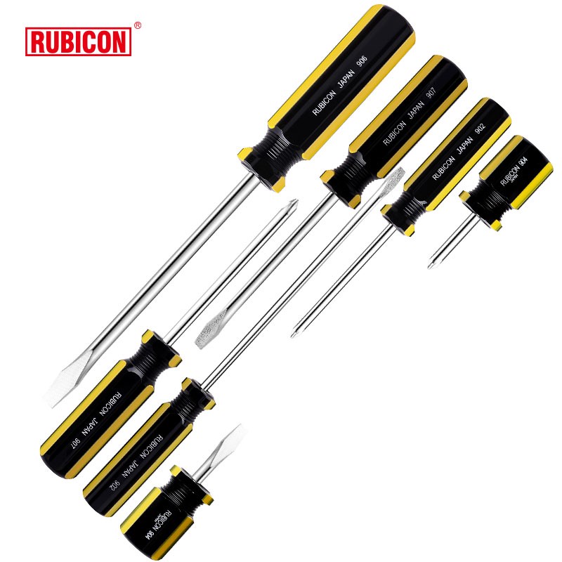 RUBICO罗宾汉950/970B家用多功能彩条带磁螺丝批套装一十字螺丝刀