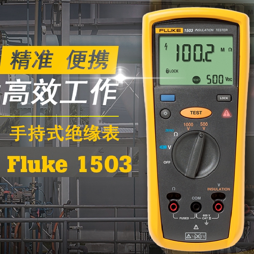 福禄克FLUKE1508绝缘表F1503绝缘电阻测试仪FLUKE1535兆欧表摇表