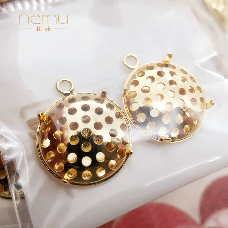 莲蓬头可编织吊坠挂件12/15mm金