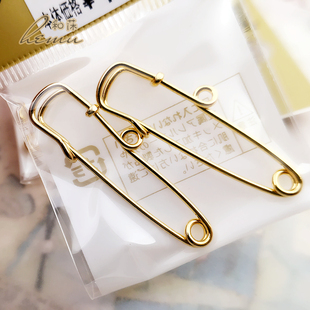 diy饰品配件 挂件 日本进口贵和kiwa金属胸针别针悬挂挂环围巾衬衫