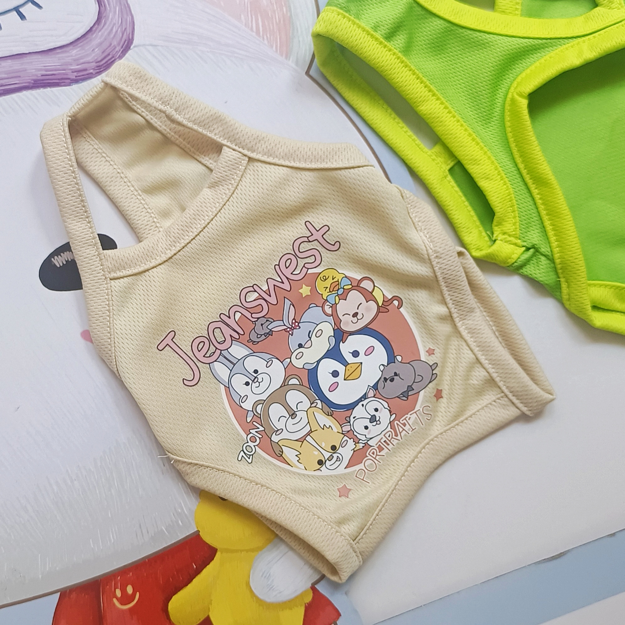 小狗狗衣服夏季薄款网眼四脚衣服空调清凉衣可爱防掉毛幼犬猫衣服