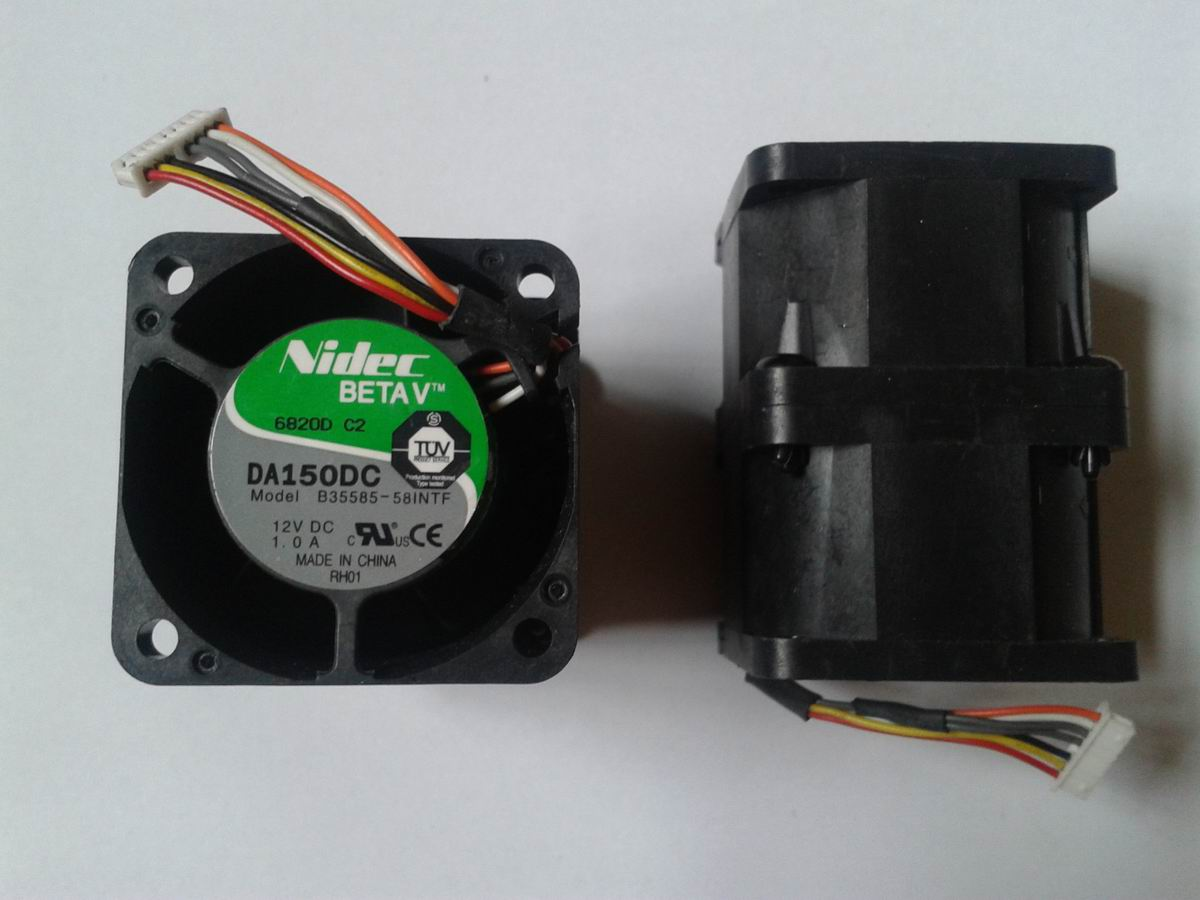 全新NIDEC 4056 DA150DC 12V 0.86A 双转滚珠轴承 高速 强力风扇