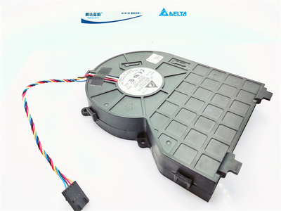 台达J50GH-A01涡轮鼓风机12V 1.2A双滚珠PWM温控13CM大风散热风扇