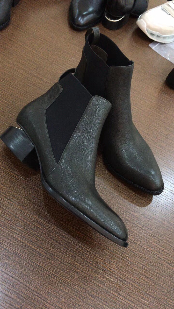 短靴女真皮 新款短靴女式皮革及时装靴
